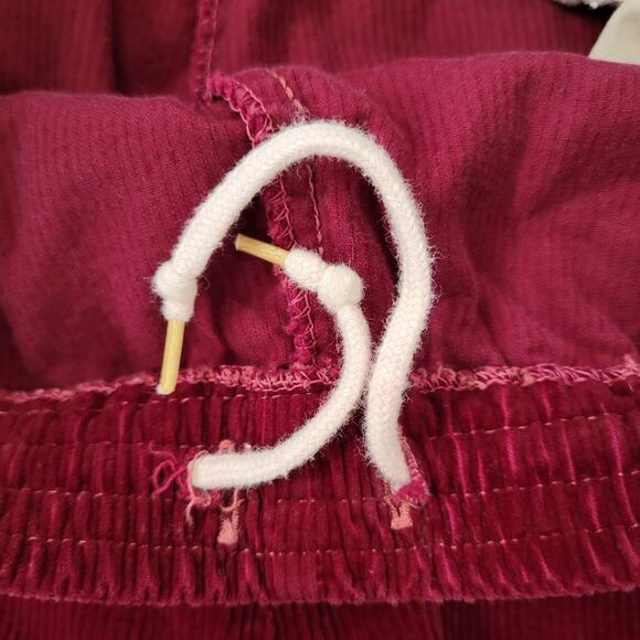 Vintage 70s MOD High-Waist Corduroy Pants 28x27 Burgundy - Picture 10 of 16